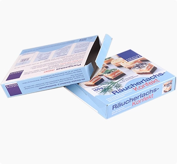 paper box with the tuck top and tuck bottom, paper printed box